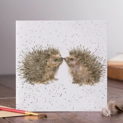 Mooch..... Greetings Cards Greetings Card Wrendale Designs - Hogs And Kisses