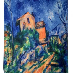 Mooch-andover New Arrivals Cezanne On The Way To The Chateau Print Scarf