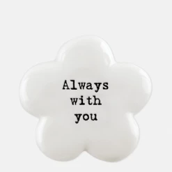 Mooch-andover East Of India Porcelain Flower Token- Always With You