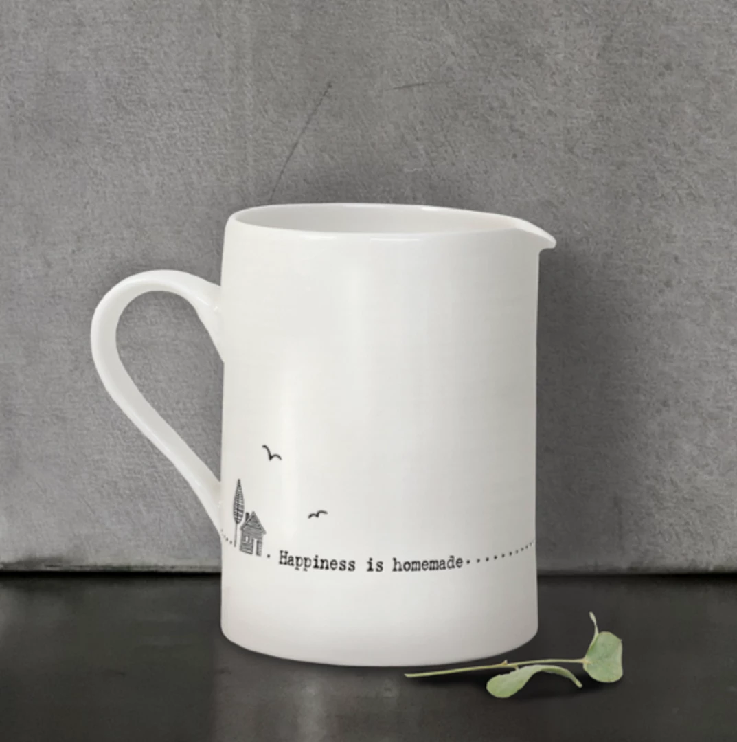 Wholesale π Mooch-andover New Arrivals East Of India Porcelain Small Jug - Happiness Is Homemade π 1 Mooch-andover New Arrivals East Of India Porcelain Small Jug - Happiness Is Homemade