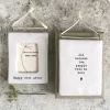 Mooch-andover New Arrivals East Of India Porcelain Mini Hanging Frame - 'Happy Ever After'