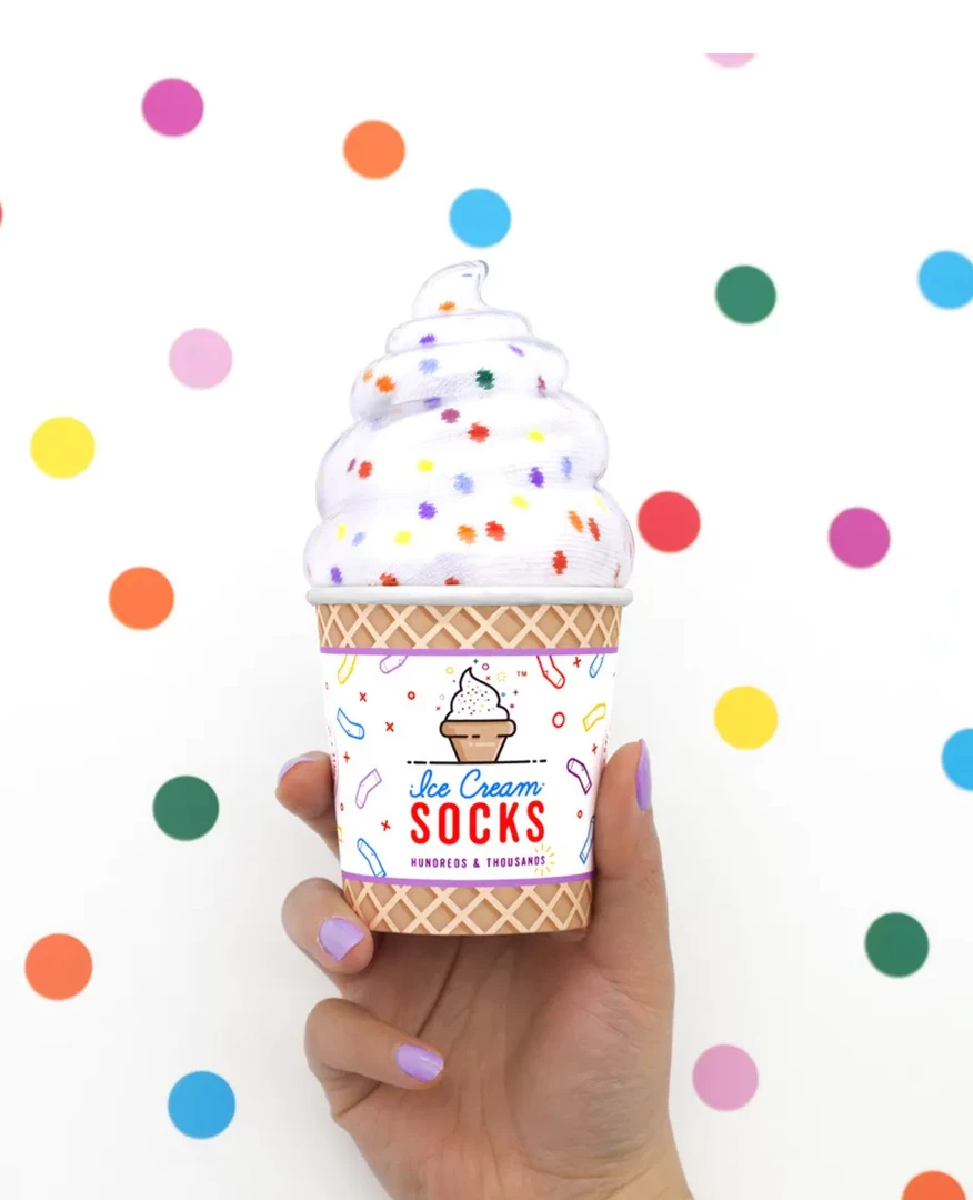 Buy π Mooch-andover Ice Cream 𧦠Socks - Hundreds & Thousands π₯° 1 Mooch-andover Ice Cream Socks - Hundreds & Thousands