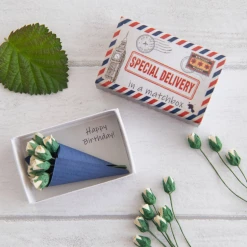 Mooch..... Special Delivery Happy Birthday Mini Bouquet In A Matchbox