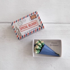 Mooch..... Special Delivery Happy Birthday Mini Bouquet In A Matchbox