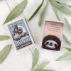 Mooch..... Wool Felt Sloth Spirit Animal In A Matchbox