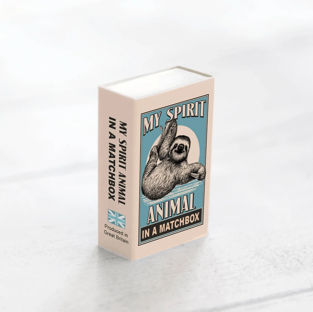 Cheap ๐ Mooch..... Wool Felt Sloth Spirit Animal In A Matchbox ๐งจ 2 Mooch..... Wool Felt Sloth Spirit Animal In A Matchbox