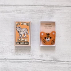 Buy ๐ Mooch..... Wool Felt Tiger Spirit Animal In A Matchbox New Arrivals ๐ฏ 6 Mooch..... Wool Felt Tiger Spirit Animal In A Matchbox New Arrivals