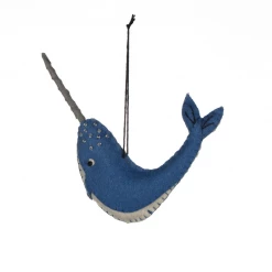 Mooch..... Shoeless Joe Christmas Felt Narwhal