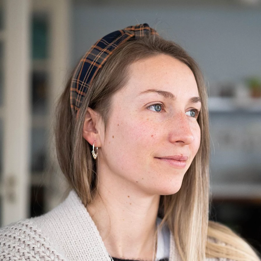 Flash Sale β€οΈ Mooch..... Peace Of Mind Navy Mix Tartan Weave Headband π 2 Mooch..... Peace Of Mind Navy Mix Tartan Weave Headband