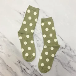 Mooch-andover Spotty Cotton Rich Socks - Green