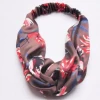 Mooch..... New Arrivals Faux Silk Elasticated Headband - Brown
