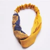 Mooch..... New Arrivals Elasticated Floral Headband - Ochre