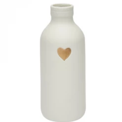 Mooch..... Gifts For Teachers Ceramic Vase With Gold Heart