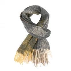 Mooch..... Feathers Winter Scarf With Fringe New Arrivals