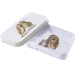 Mooch..... New Arrivals Wrendale Trinket Tin - Owls Birds Of A Feather