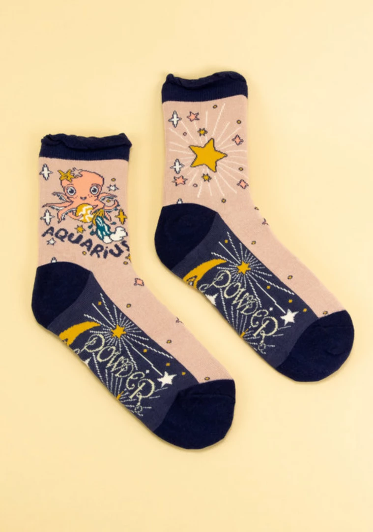 Discount β Mooch-andover Powder Zodiac 𧦠Socks Aquarius π 2 Mooch-andover Powder Zodiac Socks Aquarius