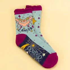 Mooch-andover Powder Zodiac Socks Cancer
