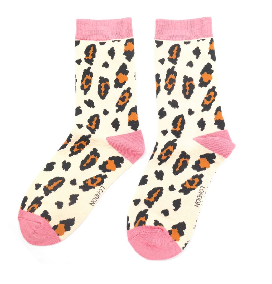 Buy π Mooch-andover Miss Sparrow Bamboo Ladies 𧦠Socks -Leopard Spot Cream π― 1 Mooch-andover Miss Sparrow Bamboo Ladies Socks -Leopard Spot Cream