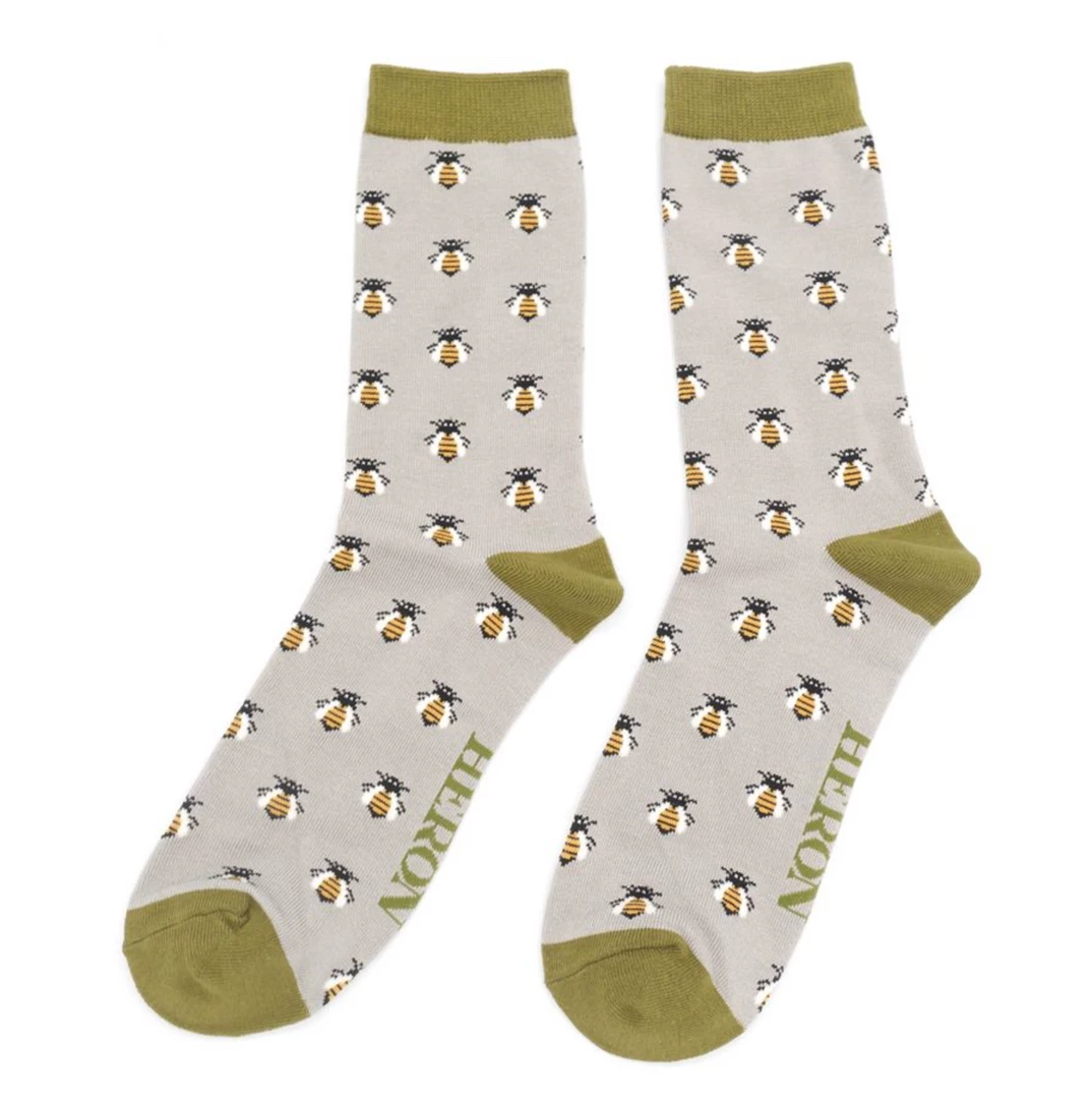 Top 10 π Mooch-andover Mr Heron Bamboo Mens 𧦠Socks - Honey Bees Grey π 1 Mooch-andover Mr Heron Bamboo Mens Socks - Honey Bees Grey