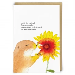 Mooch..... Zeppelinmoon Greetings Card Prairie Dog