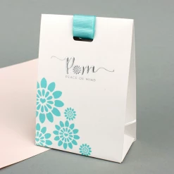 Mooch..... Peace Of Mind Golden Hoop Earrings With Ivory Seed Pearl Drops Gifts For Teachers