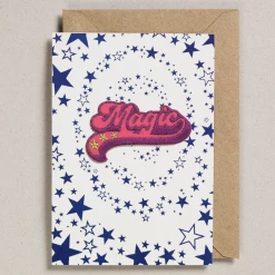 Mooch..... Greetings Cards Iron On Patch Card Magic