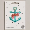 Mooch..... Iron On Patch Love Anchor