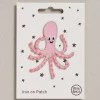 Mooch..... New Arrivals Iron On Patch Pink Octopus