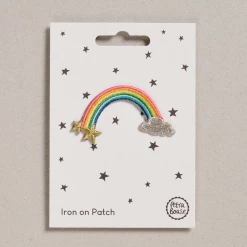 Mooch..... Iron On Patch Rainbow New Arrivals