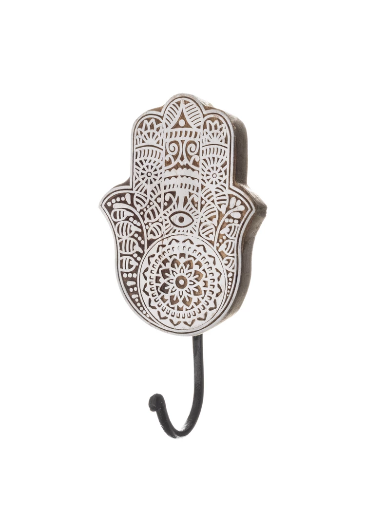 Best Pirce π Mooch..... New Arrivals Hand Of Fatima Woodblock Hook π₯° 1 Mooch..... New Arrivals Hand Of Fatima Woodblock Hook