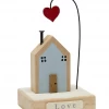 Mooch..... Wooden Heart And Home Decoration