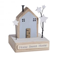 Mooch..... New Arrivals Home Sweet Home Wooden House On Base