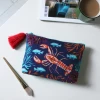 Mooch..... House Of Disaster Embroidered Lobster Make Up Bag New Arrivals