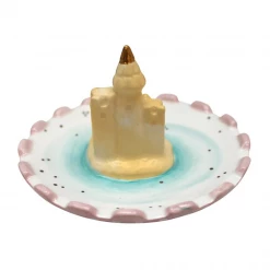 Mooch..... New Arrivals House Of Disaster By The Sea Sand Castle Dish With Gift Box